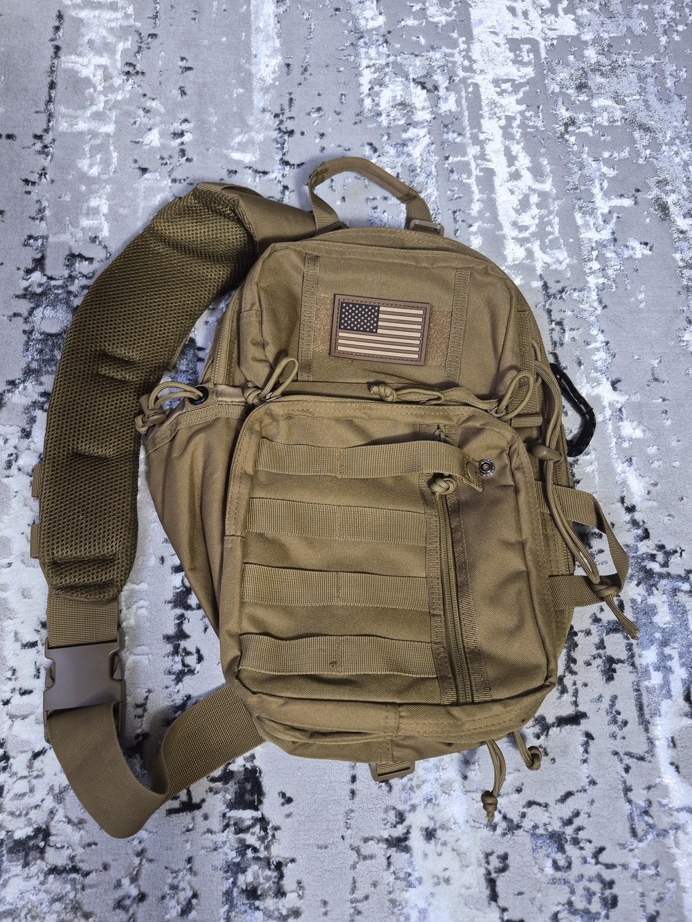 Tactical Military Sling Molle Shoulder Bag Backpack with Adjustable Strap